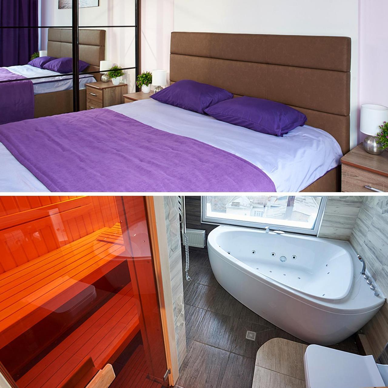 Sauna, Big Jacuzzi , Khreshchatyk Apartments Kiev Exterior foto